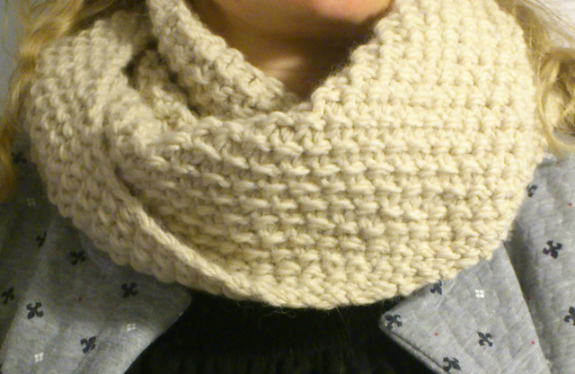 Maxi snood point de riz