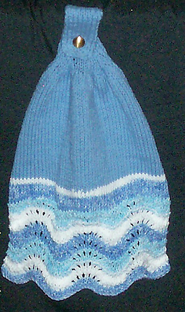 Fan and Feather Hanging Towel