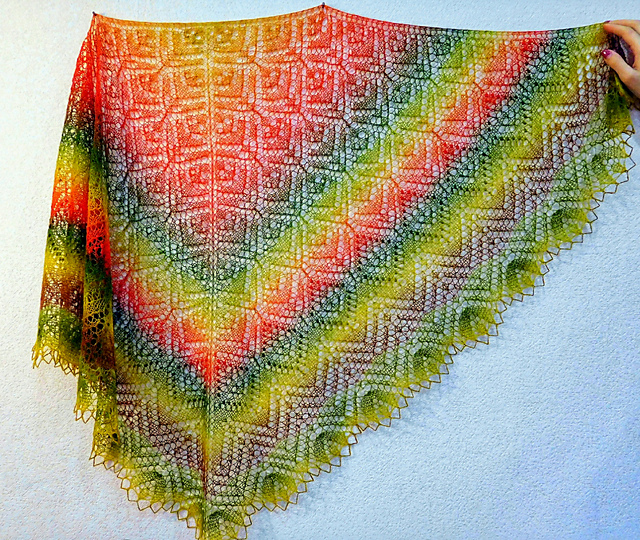 Autumn in the City Shawl