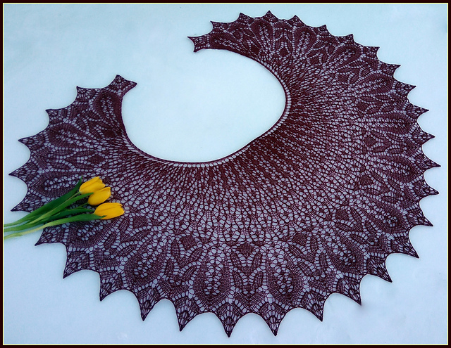 The Charm of Spring Shawl