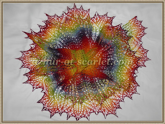 Kaleidoscope Shawlette