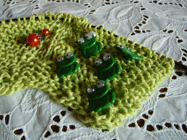 garter yoke baby cardi