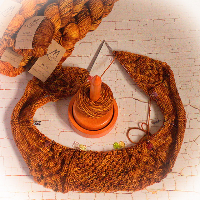 Blackberry Cabled Cardigan