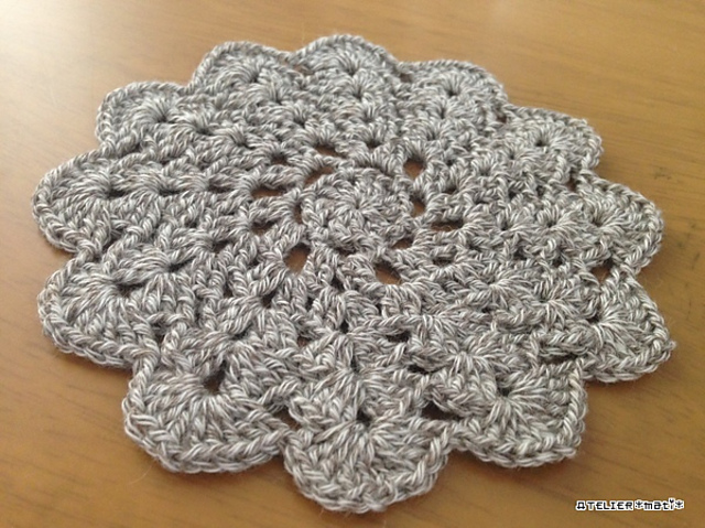 Shelled Stitch Coaster