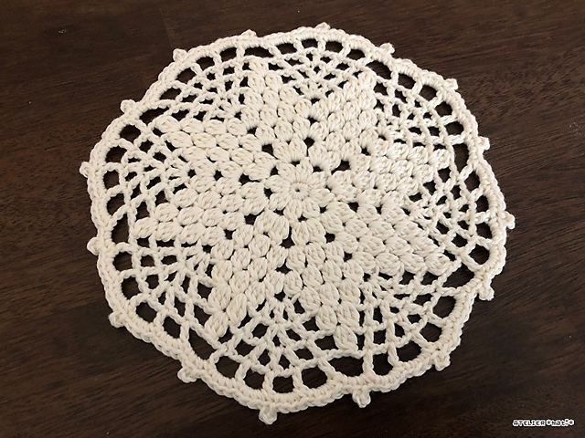 Eight Pointed Star Doily