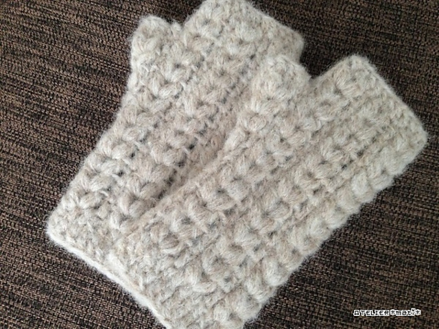 Fluffy Fingerless Glove