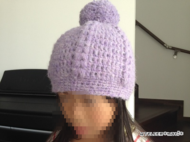 Fluffy Cluster Beanie for kid