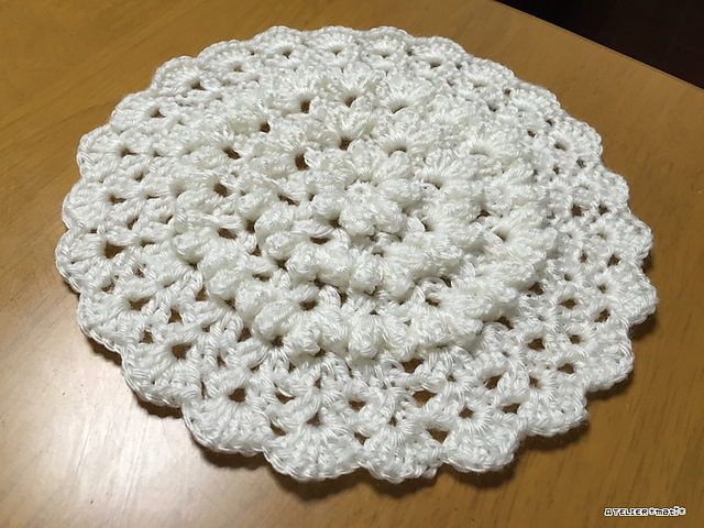 Fluffy Popcorn 3D Doily