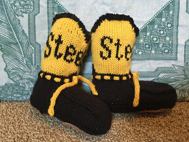 Cowboy Baby Booties