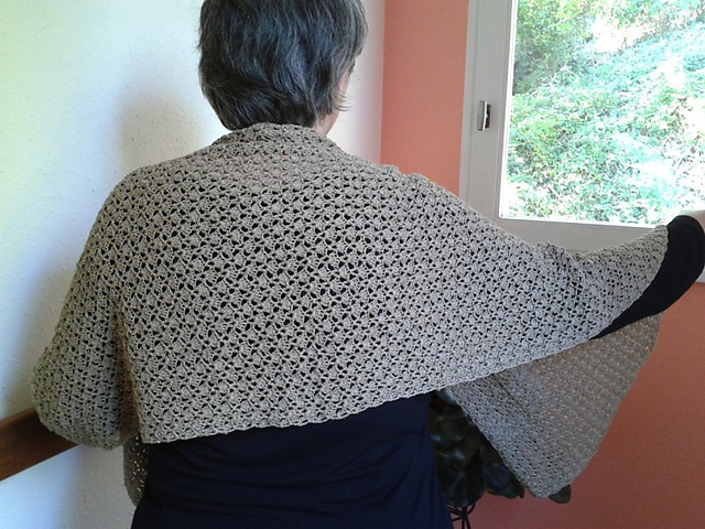 Rectangle Snapdragon Shawl