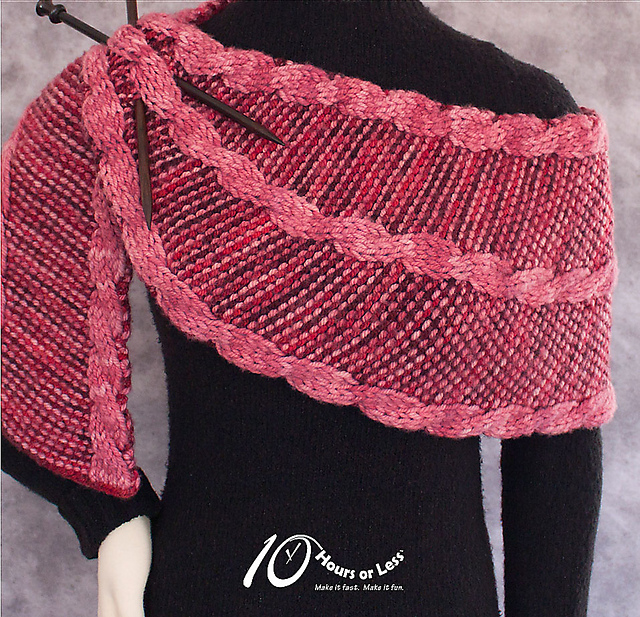 Rafter Pattern Color Ravelry: Rope-Edged Rafters pattern by 10 Hours or Less
