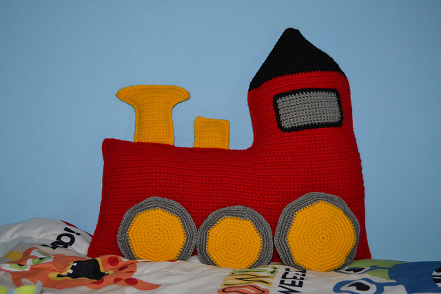 Giant Train Pillow