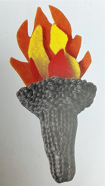 Knitlympic Torch