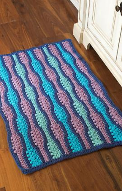 Textured Waves Rug