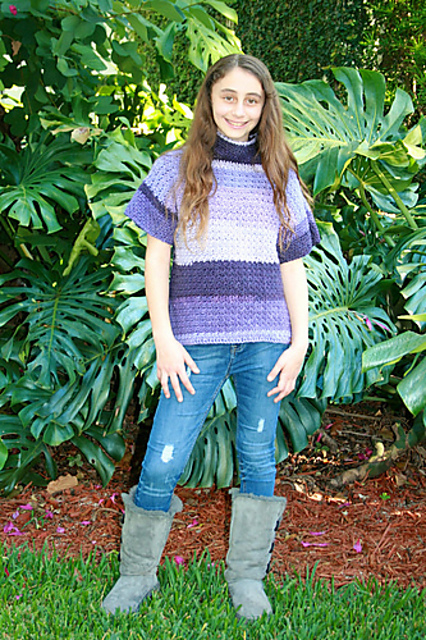 Sag Harbour Turtleneck Poncho