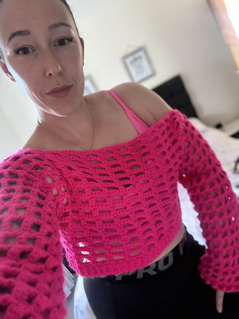 Summer mesh pullover