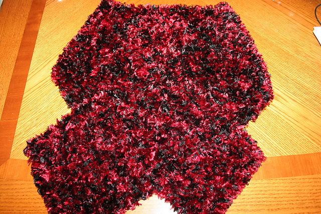 Double Yarn Double Crochet Scarf