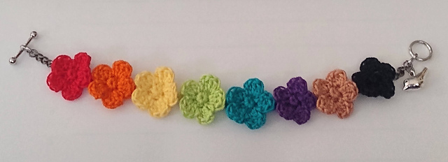 Floral Link Bracelet