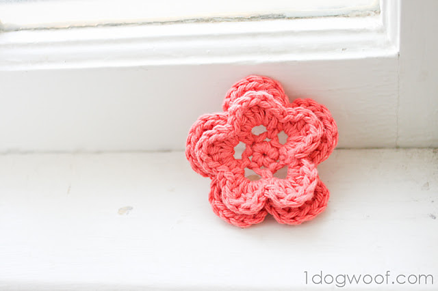 Layered 5-Petal Flower