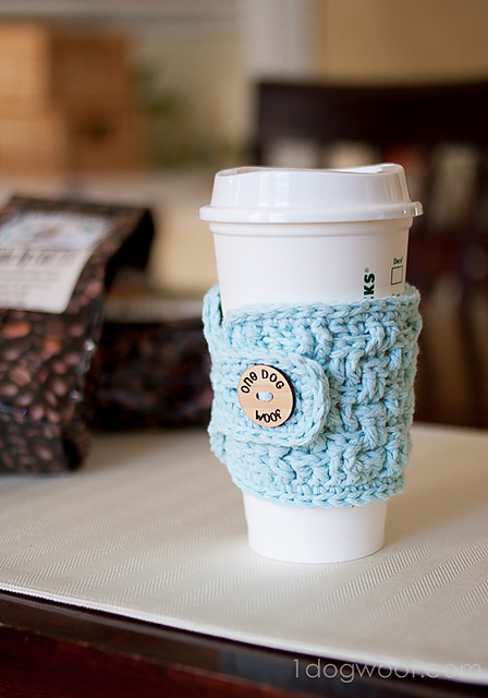 Basketweave Cup Cozy