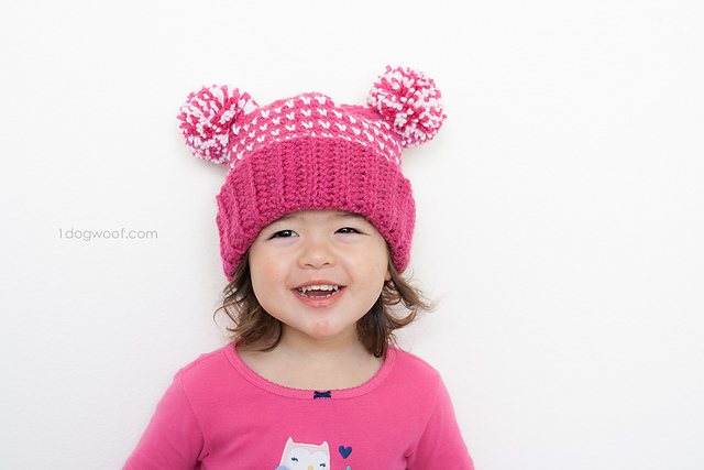 Lolly-Poms Sweetheart Beanie