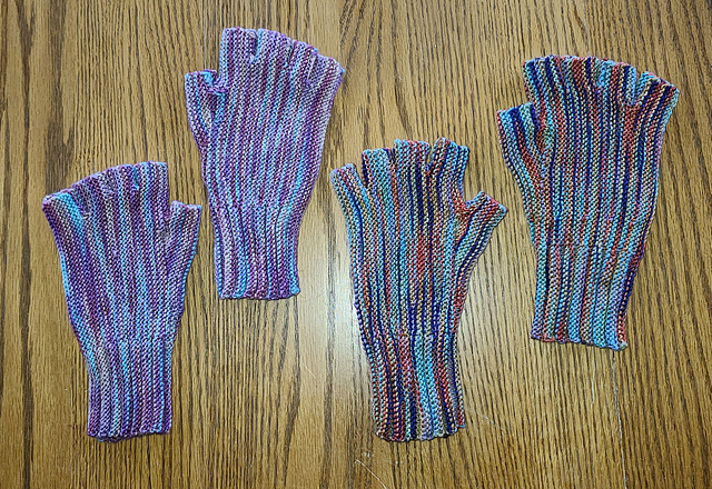Long Wristed Fingerless Gloves