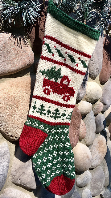 Christmas Tree and Truck