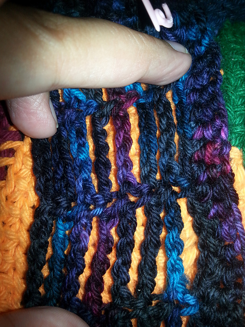 Almost hairpin lace wrap