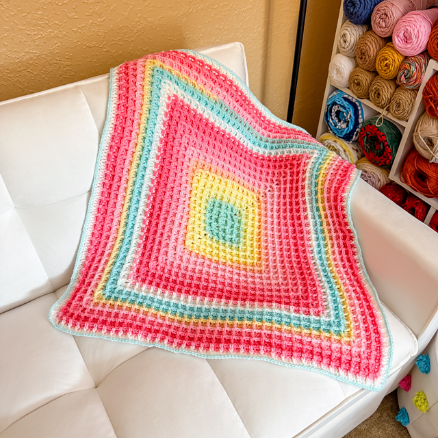 Ravelry: Waffle Baby Blanket pattern by Kylee Keller