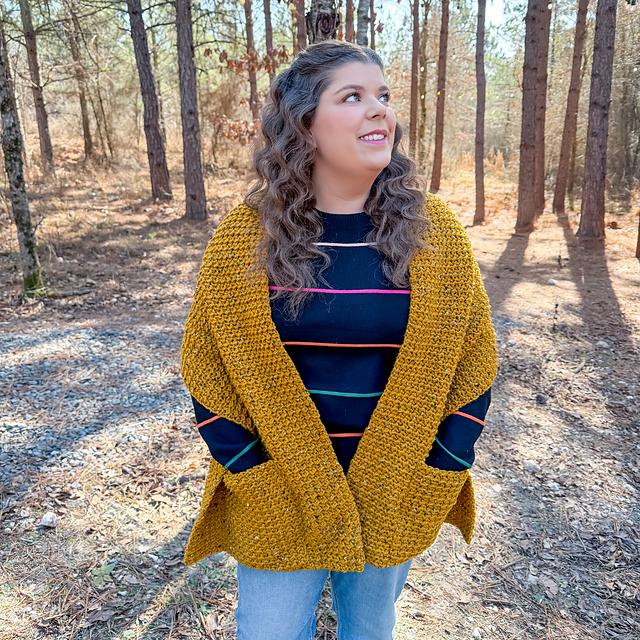 Easy Pocket Shawl