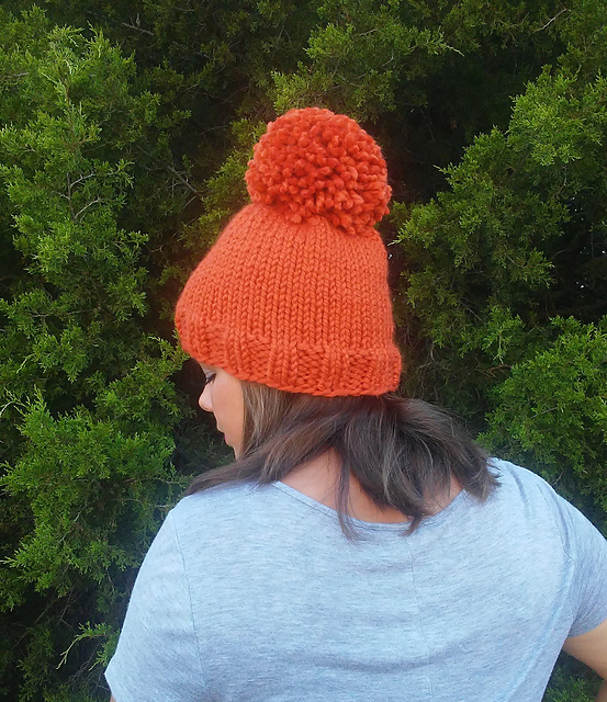 Simple Chunky Knit Hat