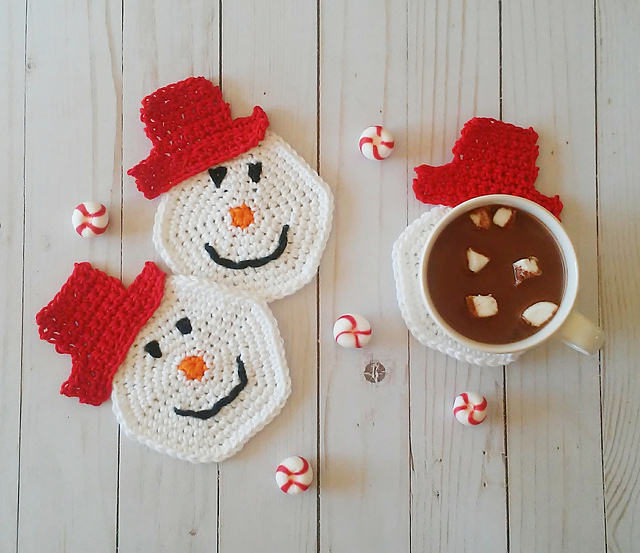 Snowman Coasters