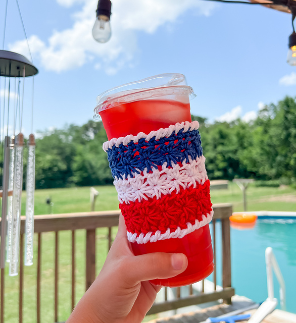 Stars and Stripes Cup Cozy