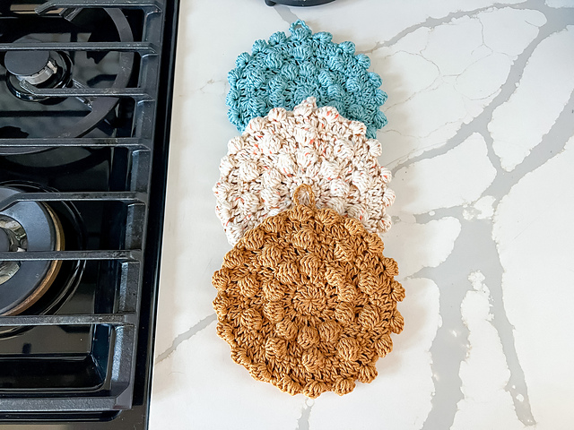 Modern Round Potholder