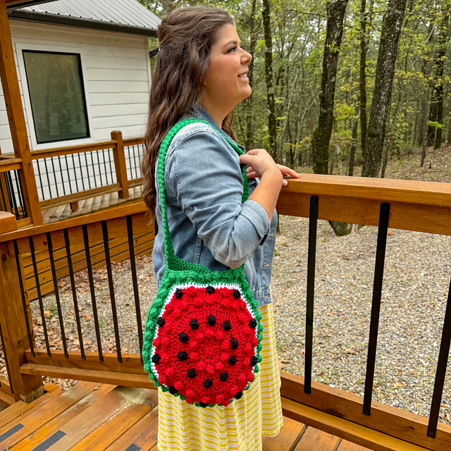 Watermelon Round Bag