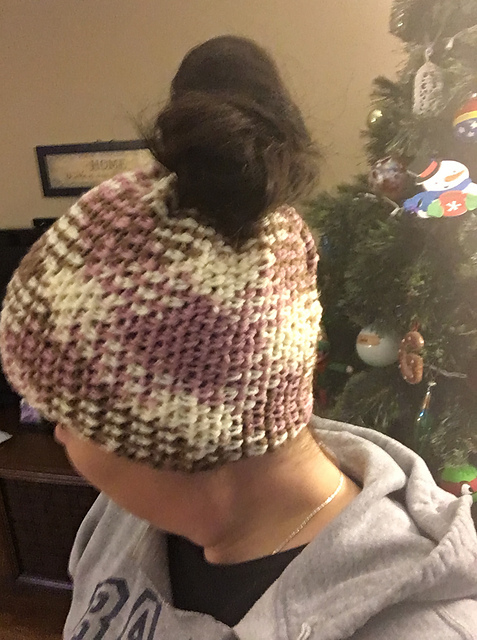 Planned Pooling Ponytail Hat