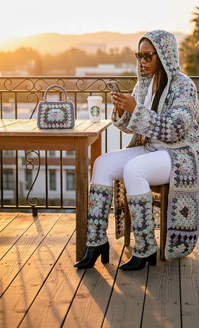 The Rainier Granny Square Duster