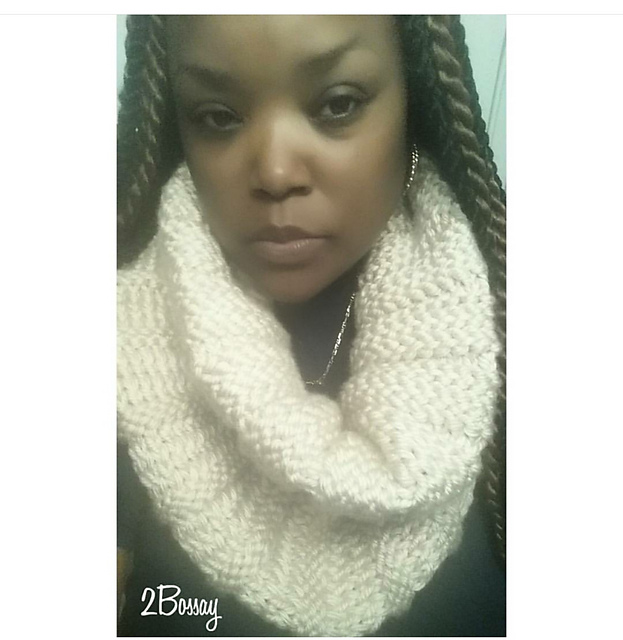 5:2 chunky knit cowl