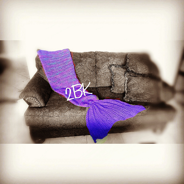 mermaid tail blanket