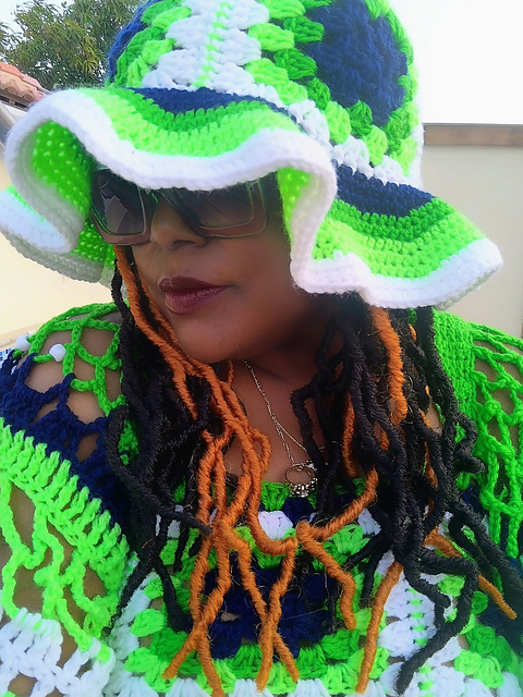 Meet Me In Aruba Granny Square SunHat