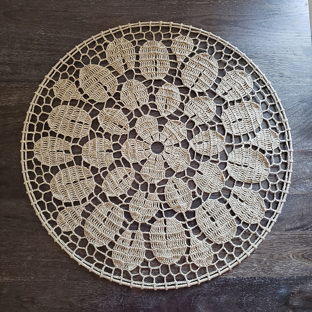 Crochet Mandala Wall Decor "Dahlia"