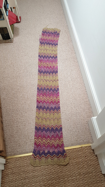 Fan and Feather Scarf