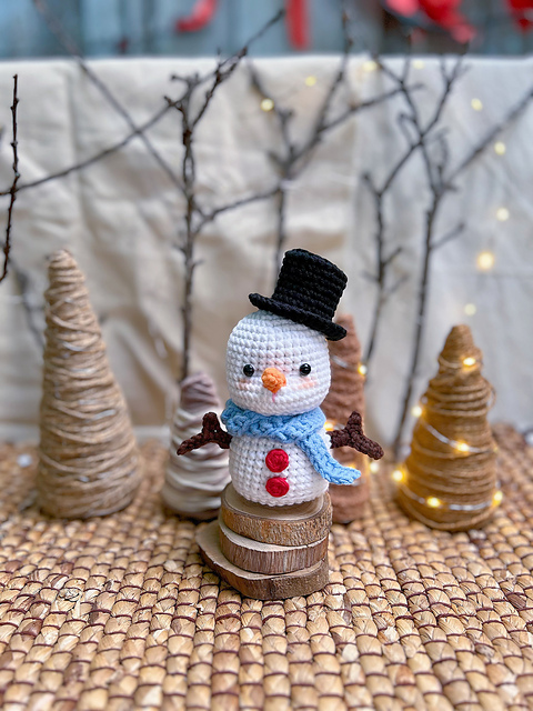 Snow Man Crochet