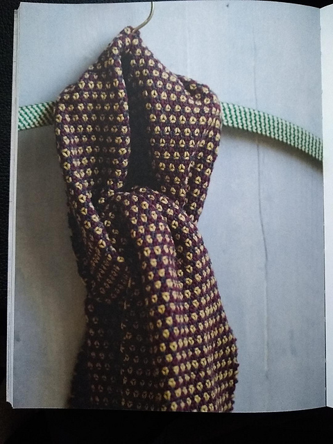 Tweed Stitch Muffler Scarf