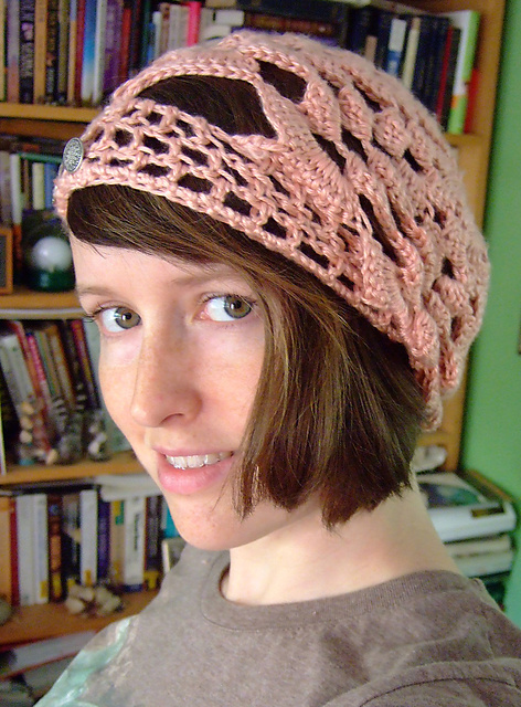Slouching Pink Posie Hat