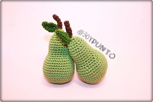 Pera Amigurumi food