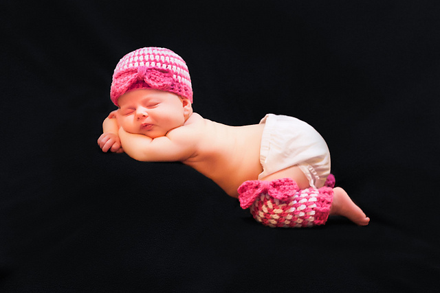 Groovy Striped Hat & Leg Warmers