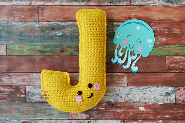 Letter J Alphabet Kawaii Cuddler®