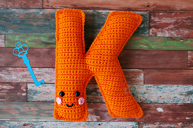 Letter K Alphabet Kawaii Cuddler®
