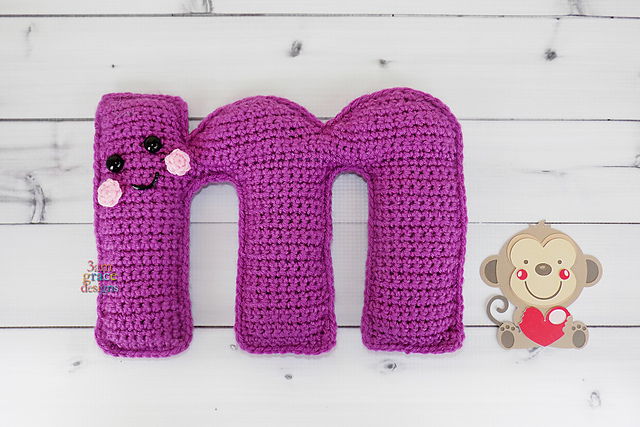 Letter m Alphabet Kawaii Cuddler®